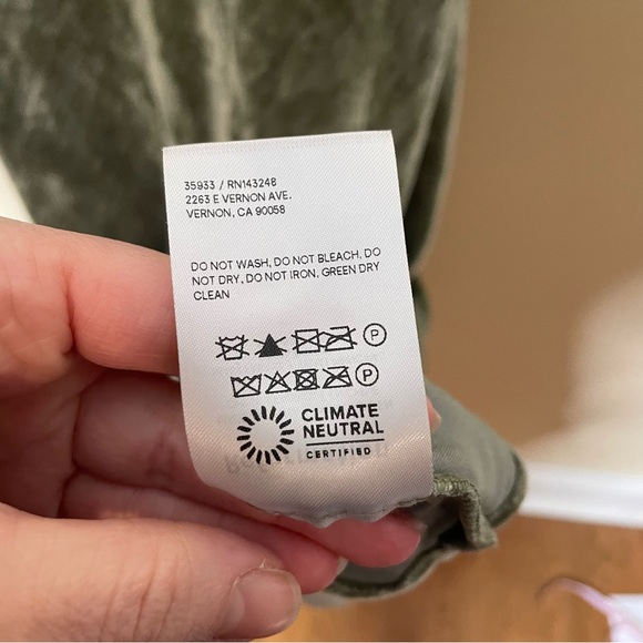 Reformation Salamanca Velvet Midi Dress in Artichoke worn once - Picture 8 of 14